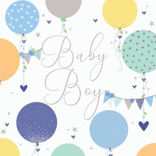 Picture of BABY BOY CARD BALLOONS